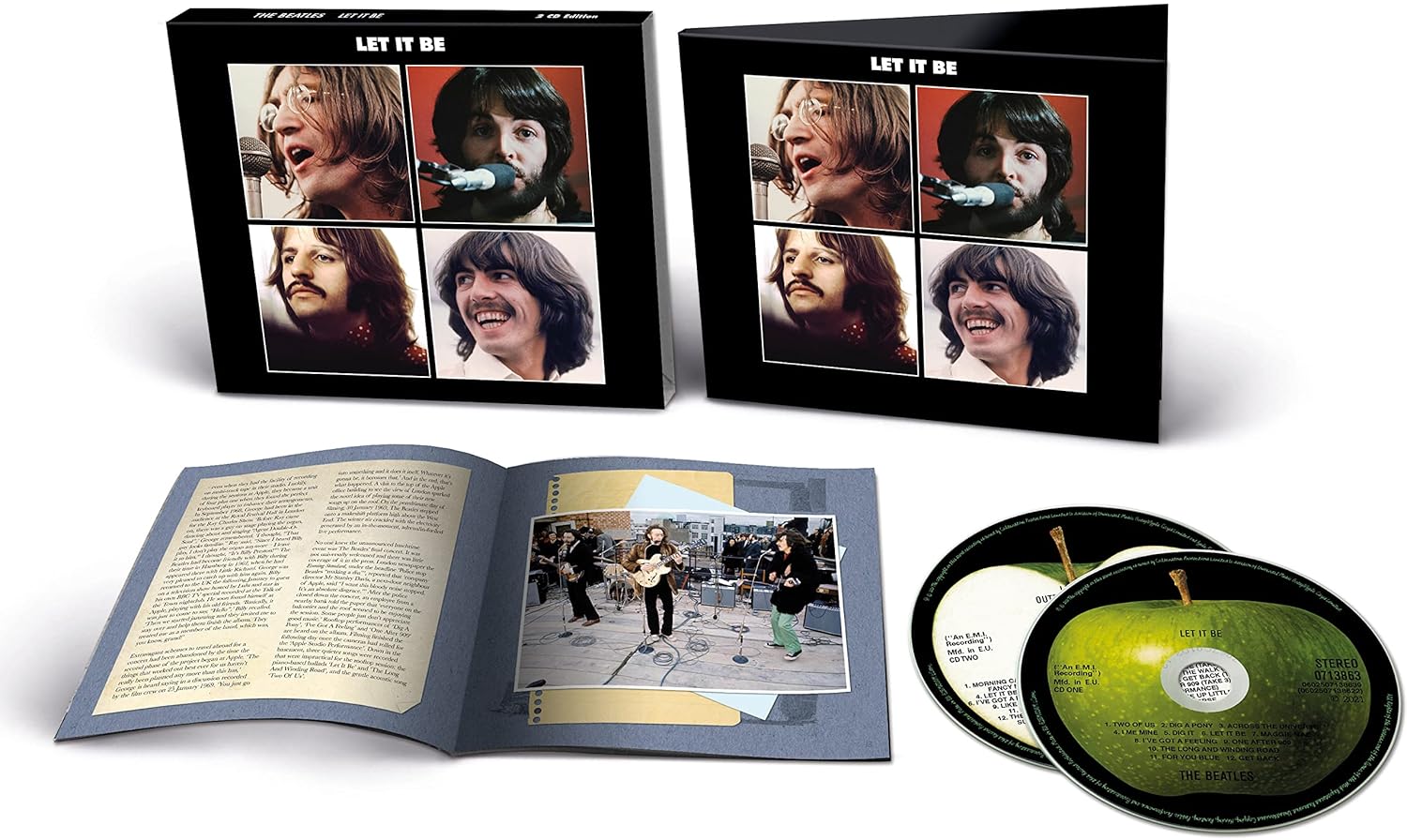 Beatles: Let It Be 2CD Deluxe + Booklet In Slipcase