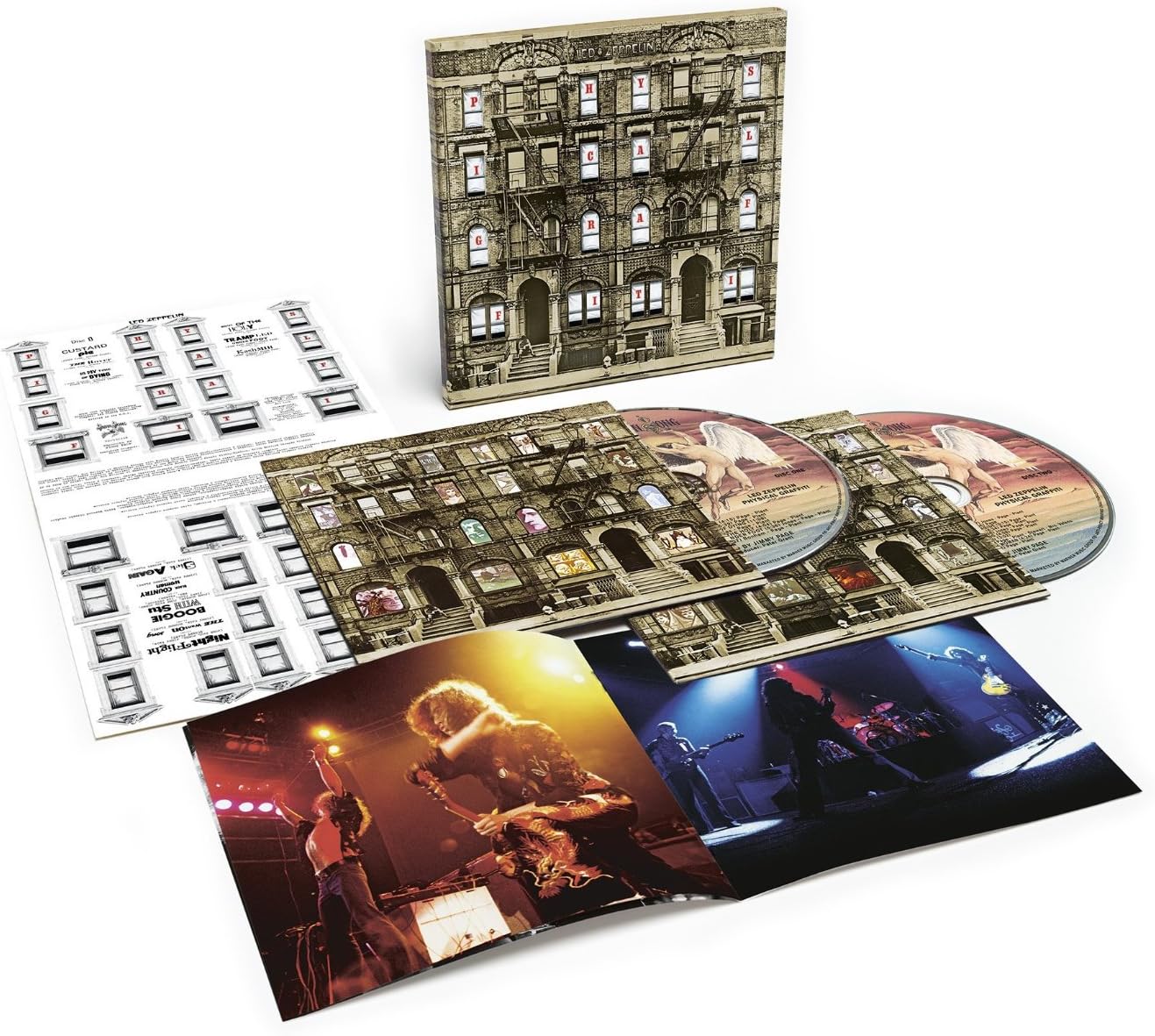 Led Zeppelin: Physical Graffiti 2CD Remastered Vinyl Replica Sleeve
