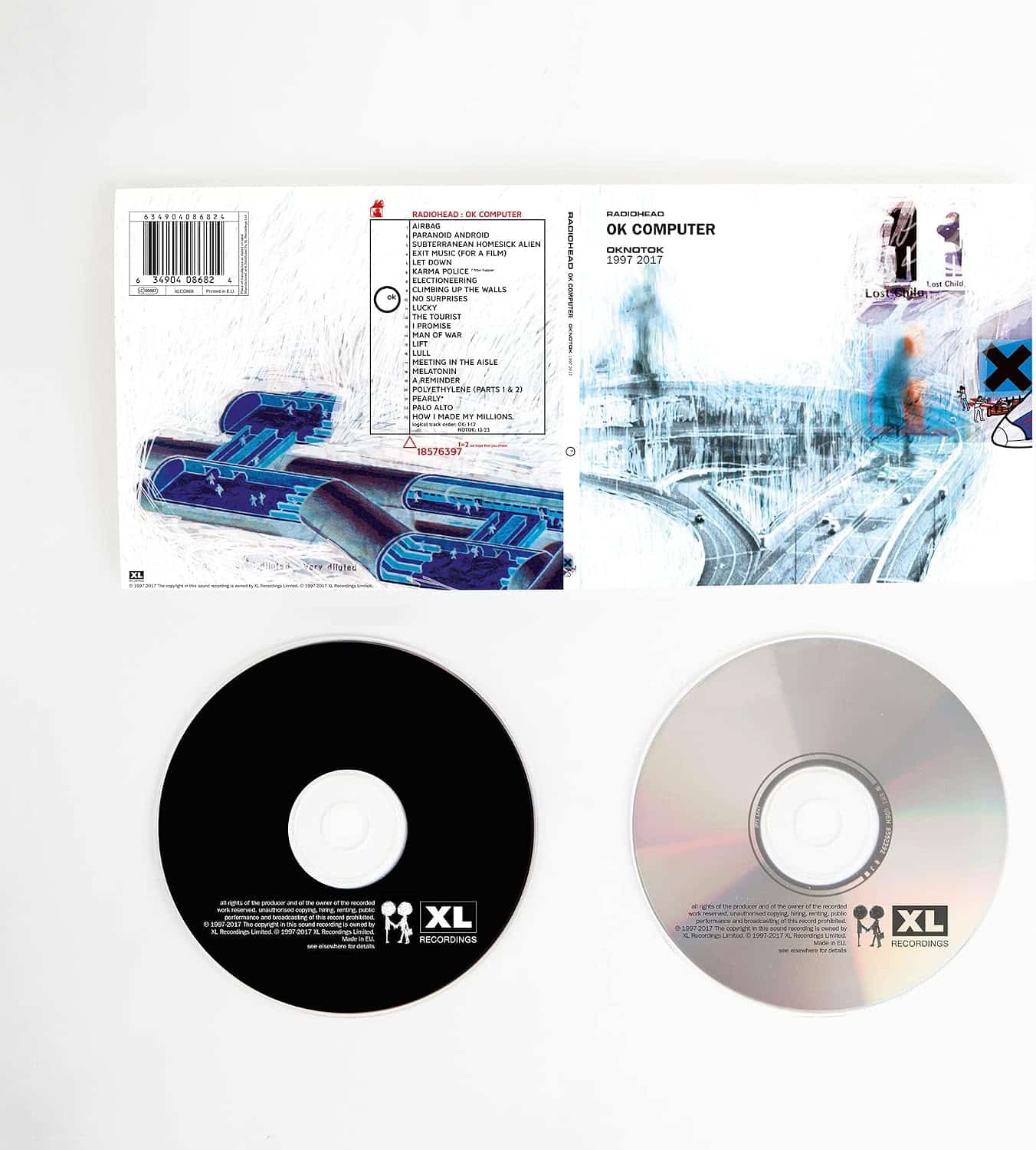 Radiohead: OK Computer – OKNOTOK 1997 2017 2CD Digipak Remastered