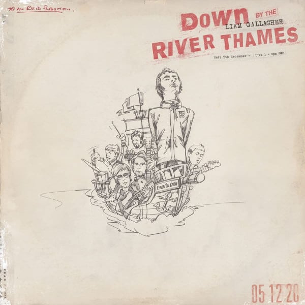 Liam Gallagher: Down By The River Thames LP Replica Sleeve